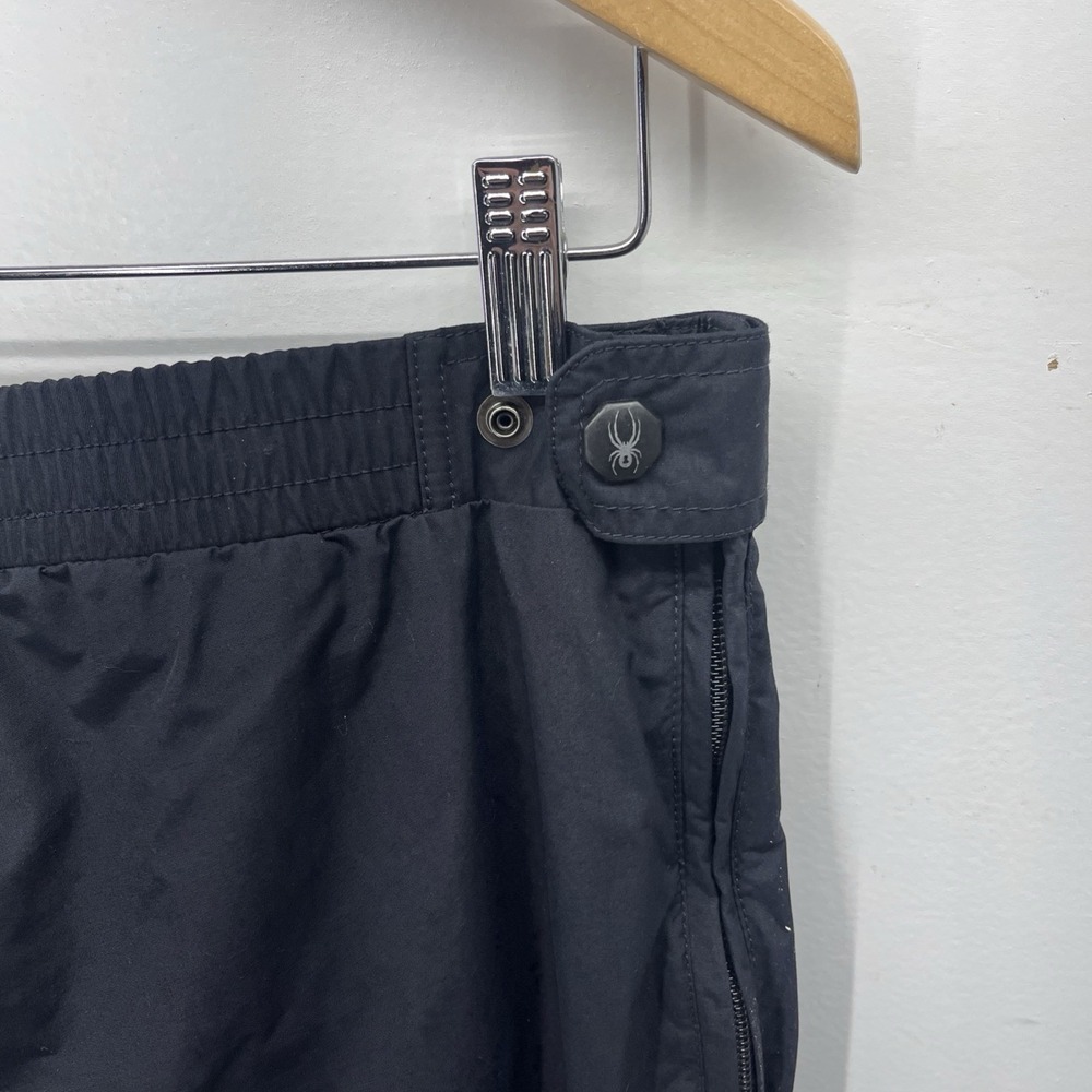 Vintage Entrant GII Spyder Ski Pants Men's Medium Black/Navy 90's Snow Pants - Picture 12 of 15
